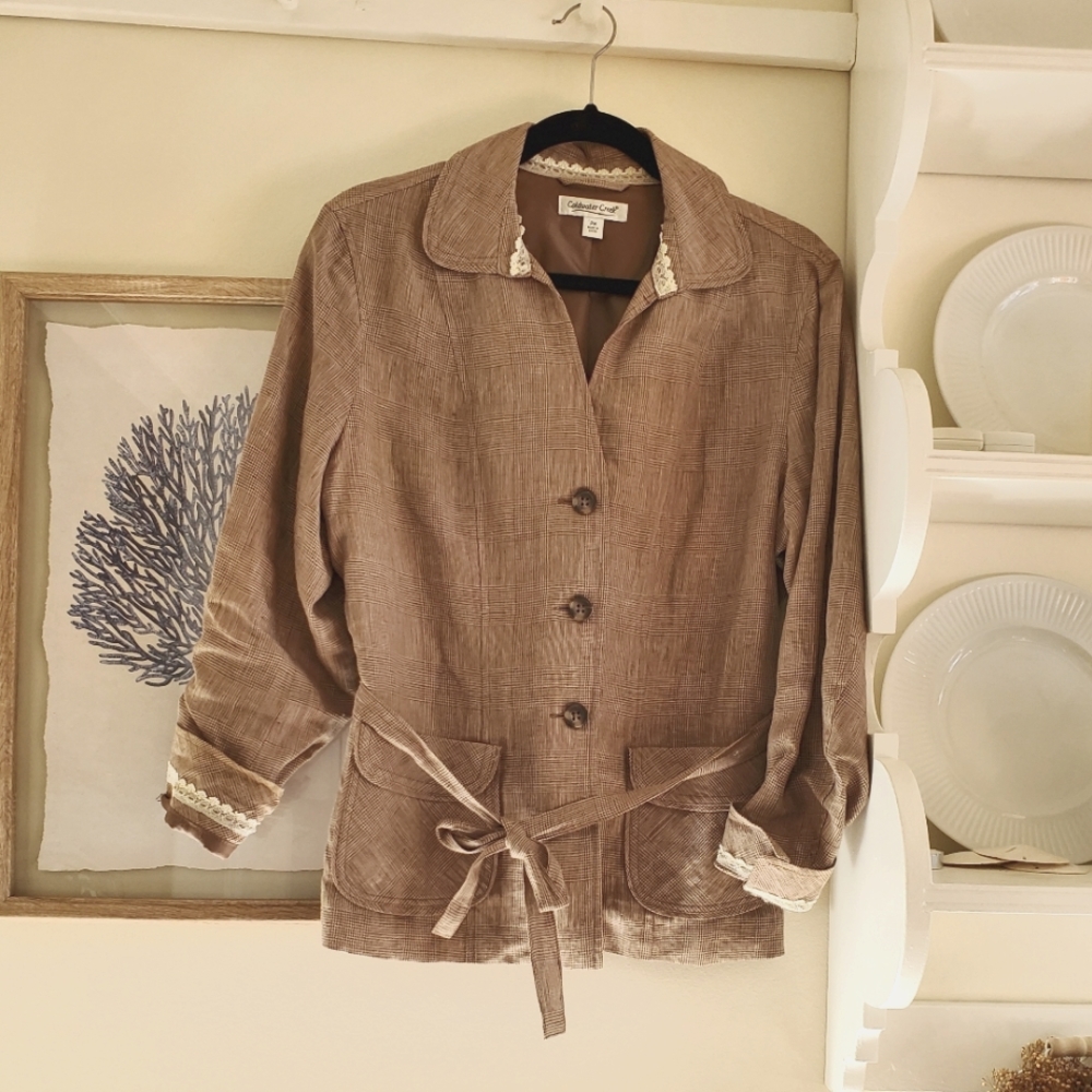 Classic cotton blazer